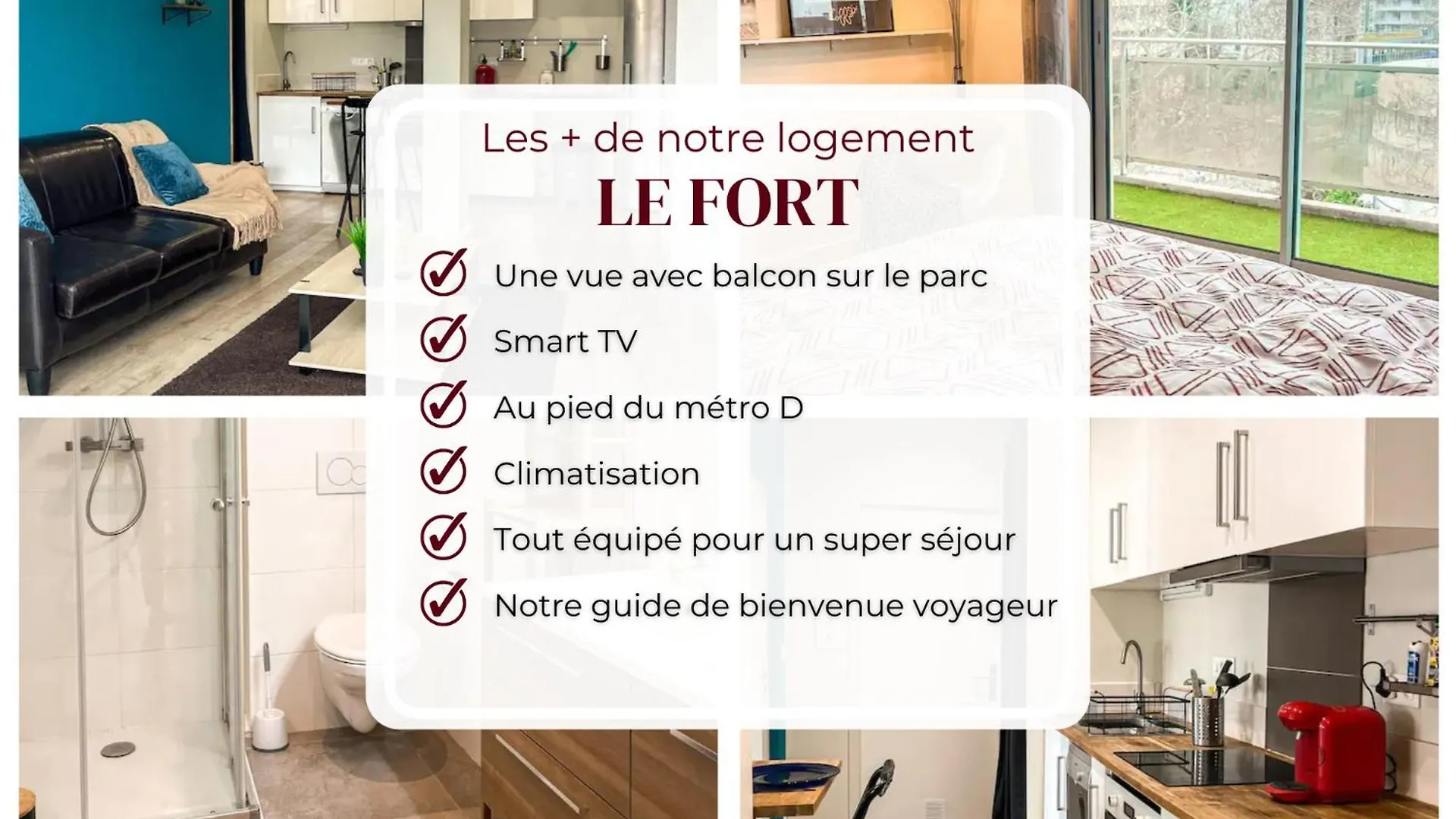 Apartment Le Fort - T2 Cosy - Place Des Freres Lumiere Lyon France